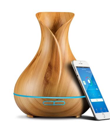Smart Alexa aroma diffuser for essential oils 500ml fragrance oil diffuse humidifiers compatible Alexa/Google Home and app control schedule 7 color LED 4 timer auto-off super quiet - Buy Online on GoSupps.com