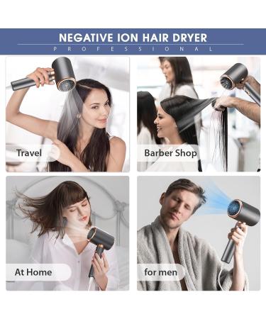 Journeyside 2000W Professional Hair Dryer - Ions 2 Speed 3 Temp Levels Overheating Protection Home Styling Gray-01 - Buy Online on GoSupps.com