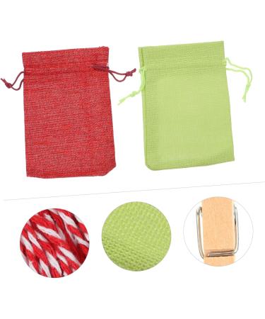 COLLBATH Christmas Drawstring Bag Christmas Advent Calendar Bag 24 Days Countdown Calendar Candy Bags Linen - Buy Online on GoSupps.com