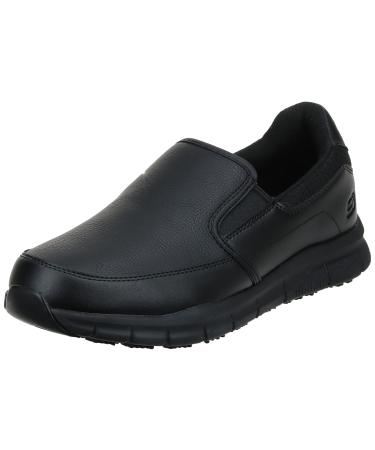 Skechers Men's Nampa-Groton Food Service Shoe 10.5 Wide Black