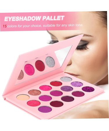 Angoily 3pcs 15-Color Eyeshadow Palette - Colorful Purple Glitter Eye Makeup for Women - Buy Online on GoSupps.com