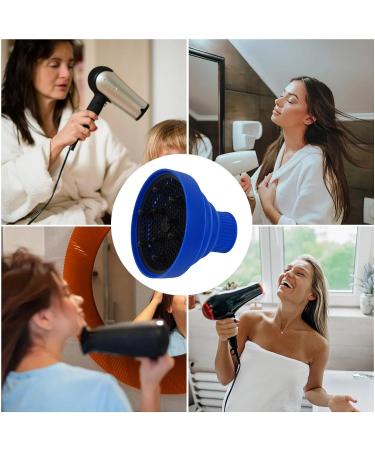 Huaxingda Hair Dryer Hood | Heat Resistant Silicone Hair Dryer Vent Hood Foldable | Multifunctional Hair Dryer Accessories Soft Hair Styling Supplies for Home Hair Salon blue - Buy Online on GoSupps.com
