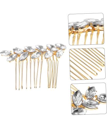 Healeved Fashionable Diamond Hair Accessories Hair Comb Wedding Hair Clip Women Headpiece Hair Accessories for Women Wedding Hair Accessories Sparkly Hair Clip Bridal Hair Accessories - Buy Online on GoSupps.com
