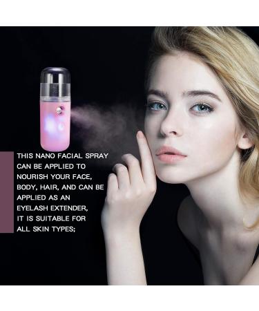 Honoson 2 Pieces Nano Facial Mister - Pink and White - Buy Online on GoSupps.com