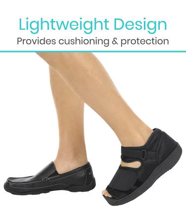 Vive Post Op Shoe - Lightweight Medical Walking Boot with Adjustable Strap | Orthopedic Recovery Cast Shoe for Foot Surgery | Medium Size - Buy Online on GoSupps.com