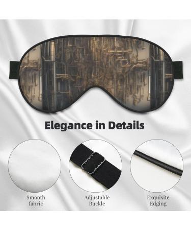 Reusable Sleep Mask Eye for Ultimate Comfort - Soft Blackout Eye Masks for Travel & Better Sleep | Perfect Gift for Him & Her - Buy Online on GoSupps.com