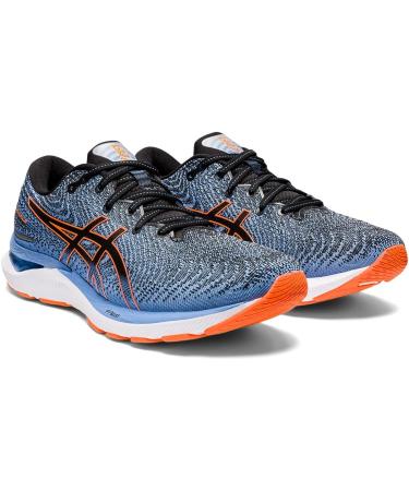 ASICS Men's Gel-Cumulus 24 Running Shoes 10 Black/Shocking Orange - Premium Performance Footwear - Buy Online on GoSupps.com