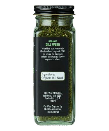 Watkins Organic Dill Weed 0.78 oz (Pack of 3) - Premium Quality Spice Blend - Buy Online on GoSupps.com