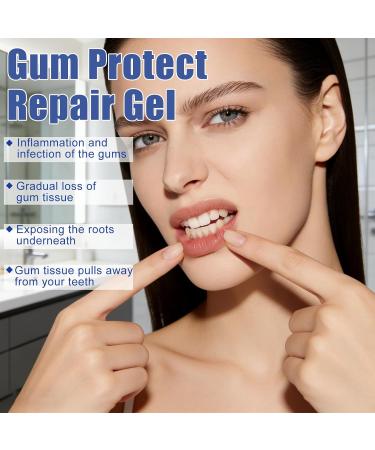 Gum Protect Dental Repair Gel Oral Care Therapy Formula Professional Gum Health Solution Gum Instant Treatment Gel(2 Packs) - Buy Online on GoSupps.com