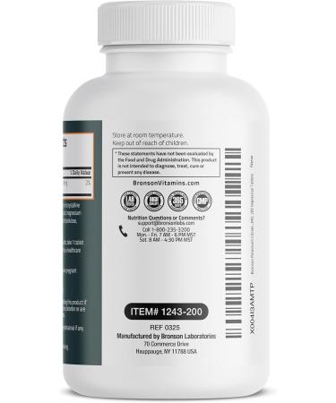 Bronson Potassium Citrate 99mg Essential Mineral Non-GMO, 200 Vegetarian Tablets - Buy Online on GoSupps.com