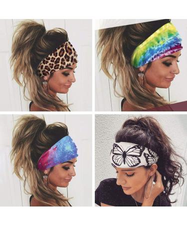 6Pcs Mask Holding Headband with Buttons â€“ Colorful, Stylish Ear Protection for Men & Women | National Flag, Leopard, Butterfly Patterns - Buy Online on GoSupps.com