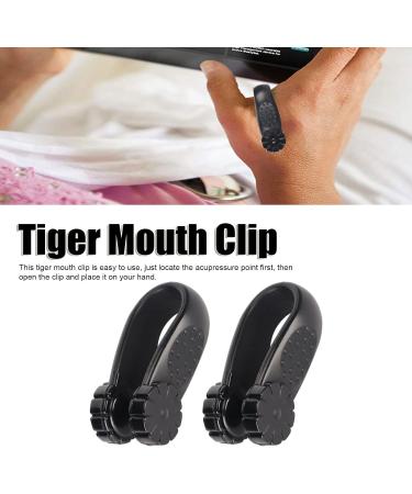 Tiger Mouth Clip 2 Pack - Reliable Portable Plastic Pliers for Acupressure | Easy to Use Office Tools (Black) - Buy Online on GoSupps.com