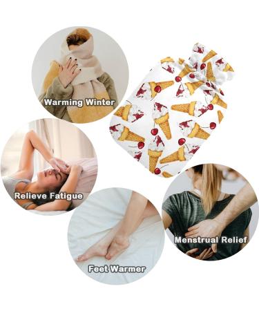 Buy Naanle Watercolor Hot Water Bottle 1L with Cover | Pain Relief & Heat Therapy for Bed Hands & Feet - International Shipping Available - Buy Online on GoSupps.com