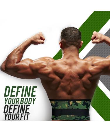 Buy Xtra Large Camouflage Strength Training Belt | Weightlifting Aid & Back Support for Lifting Exercises - Buy Online on GoSupps.com