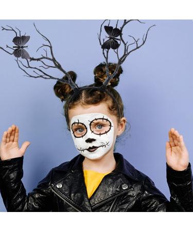 Healvian Antler Headband Tree Branches Headdress with Butterflies Women Headband Tree Branches Butterfly Headband Antler Tree Branches Headband Fairy Crown Wedding Christmas Halloween Costume Headband - Buy Online on GoSupps.com
