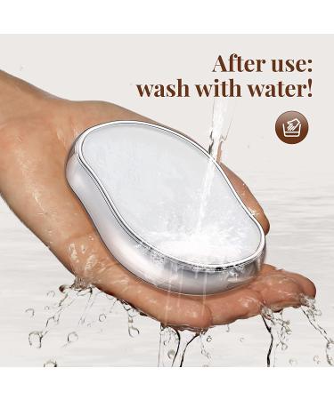 Irreshine Crystal Hair Eraser - Hair Removal for Men and Women - Gentle Skin Exfoliation - Works on All Body Parts - White - Buy Online on GoSupps.com