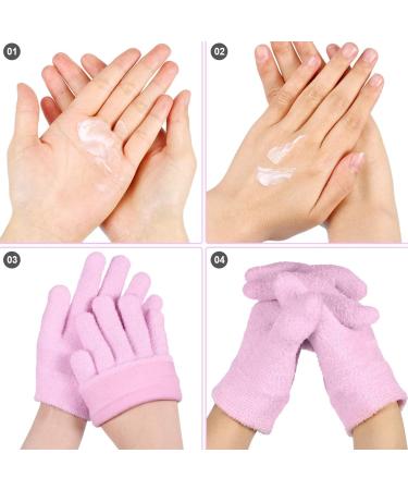 Bzwyonst 3X Moisturizing Gel Socks Gloves Set Hands Feet Skin Care Spa Treatment Hydrating Cool Heel Booties Socks - Buy Online on GoSupps.com