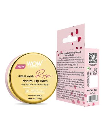 Falak Himalayan Rose Lip Balm - Moisturize & Repair Chapped Lips with 100% Natural Himalayan Rose Oil - 10g - Buy Online on GoSupps.com