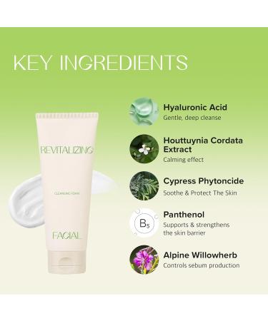 KLAVUU Revitalizing Deep Pore Care Face Wash | Hydrating Facial Cleanser for Sensitive skin with Hyaluronic Acid & Panthenol | Removes Makeup Gently | Fragrance Free - 5.07floz - Buy Online on GoSupps.com