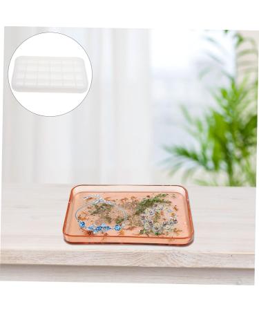 NUOBESTY 1pc Tray Silicone Mold Storage Boxes for Organizing with Lid Resin Silicone Making Mold Accessories - Buy Online on GoSupps.com