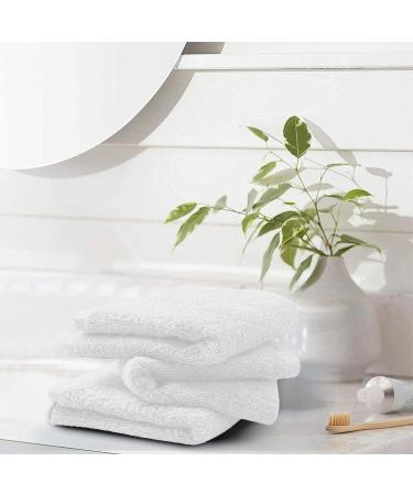 24 Pack SIMPLY LOFTY Salon Towels 16x26 Inch - 100% Ring Spun Cotton Hand Towels for Spa, Gym, Beauty Salon, and Home Hair Care - Highly Absorbent (White) - Buy Online on GoSupps.com