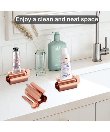 UDQYQ Stainless Steel Toothpaste Squeezer - 3-Pack Tubes Queys Tubin Press for Maximum Squeeze Coral Color | International Shipping Available - Buy Online on GoSupps.com