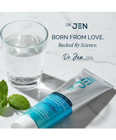 Dr Jen Fluoride-Free Remineralizing Toothpaste with 10% Nano Hydroxyapatite - Clinically Proven Enamel Strengthening Formula (4oz) - Buy Online on GoSupps.com
