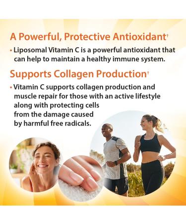 Aurora Nutrascience Mega-Liposomal Vitamin C 3000mg - 32 Single-Serve Liquid Packets (0.5 fl oz) - Buy Online on GoSupps.com