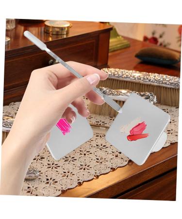 Buy Toddmomy 2 Sets Stainless Steel Ring Palette Outdoor Makeup Set - Mini Silver 11.6x0.6CM | International Shipping Available - Buy Online on GoSupps.com