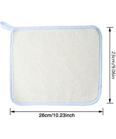 4 Pack Exfoliating Wash Cloth Towel Set for Skin Care - Soft-Weave Scrub Towel for Shower Scrubber & Dead Skin Removal - Buy Online on GoSupps.com