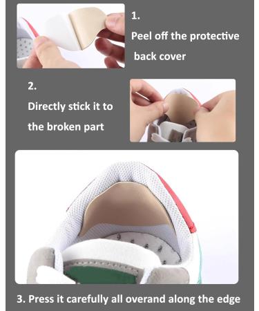 DIY Shoe Heel Repair Patch - Self-Adhesive Durable Soft - 3 pcs Blue for Sports Shoes Leather Shoes & High Heels - 5.9x5.9in - Buy Online on GoSupps.com