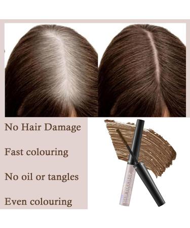 Root Touch Up Light Brown Grey Hair Cover Up Temporary Hair Root Colour Touch Up Semi-Permanent Hair Dye Sweatproof Temporary Brush on Colour Grey Hair Cover Up Touch Up Hair Dye Hair Root Powder - Buy Online on GoSupps.com