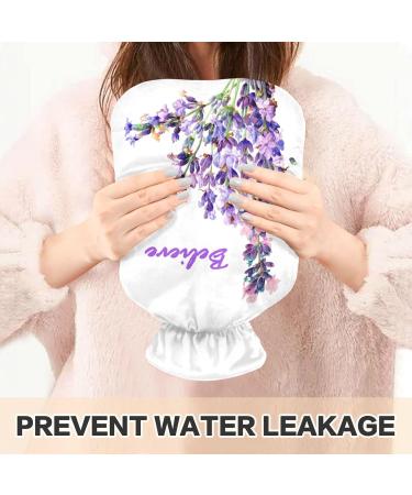 Buy Naanle Lavender Flower Hot Water Bottle - 2L for Back Pain Relief & Cold Therapy | International Shipping Available - Buy Online on GoSupps.com
