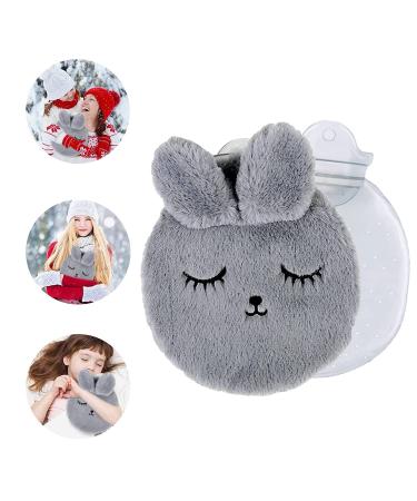 Hot Water Bottle with Cover Rabbit Hot Water Bottles Hot Water Bottle for Neck and Shoulder Quick Pain Relief Comfort for Arthritis  Headaches Hot and Cold Therapy