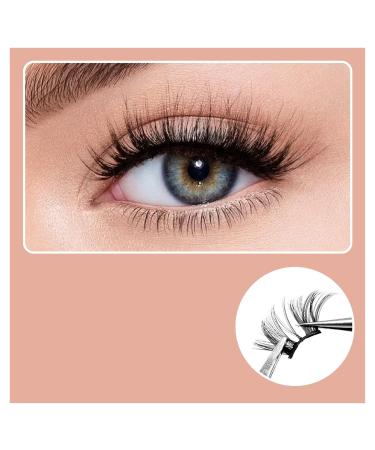 Shop Reusable Thick Natural False Eyelashes - 8mm Clustered Styles | International Shipping Available - Buy Online on GoSupps.com