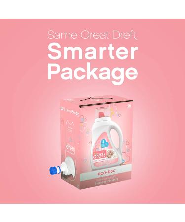 Dreft Stage 1 Baby Laundry Detergent Eco-Box | 96 Loads | Hypoallergenic & Ultra Concentrated for Newborns - Buy Online on GoSupps.com