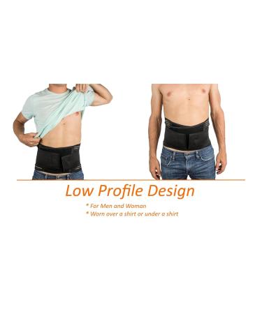 Back Support Brace by Start Smart - Relieve Low Back Pain Sciatica & Scoliosis | Adjustable Support Belt in 3 Sizes - Buy Online on GoSupps.com
