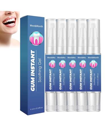 2024 Attdx rubber immediate treatment gel gum gel gum instant treatment gel lovilds gum gel tooth gel teeth whitening essence (5pcs)