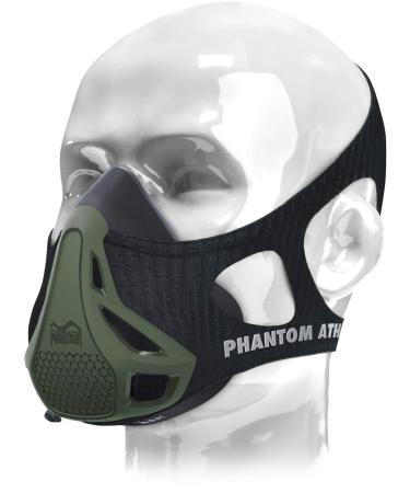 Phantom Athletics Training Mask - Endurance Training for More Performance in Sports Green L