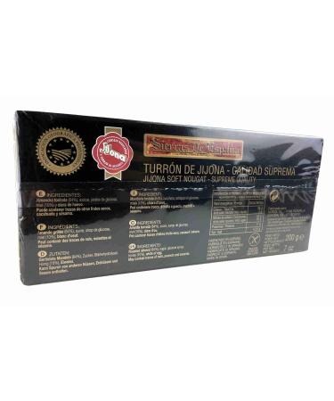 Turr n de Jijona - Soft Nougat with Roasted Almonds 200g | Authentic Spanish Turr n for International Shipping - Buy Online on GoSupps.com