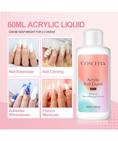 Complete Acrylic Nail Kit for Beginners & Professionals - 12pcs Nail Art Set with Glitter Powder & Tools | DIY Nail Decoration Gifts - Buy Online on GoSupps.com