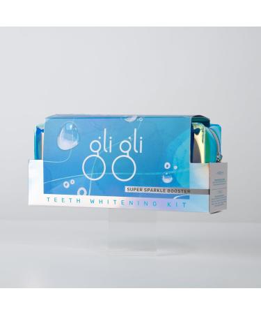Super Sparkle Booster Teeth Whitening Kit - 6% Hydrogen Peroxide Gel LED Device & Remineralization Pen - Fast 10-15 Day Results - Shop Internationally - Buy Online on GoSupps.com