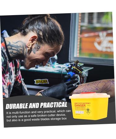 Lalafina Portable Recycling Box for Sharp Needles & Blades - Safe Storage Container for Waste Blades | Durable ABS Design - Buy Online on GoSupps.com