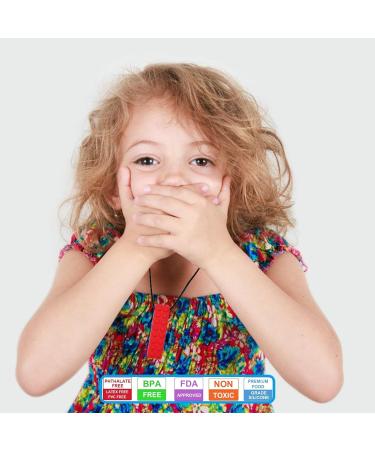 Maker Necklace for Autistic Kids | Durable Silicone Chew Collars & Pendants for Boys & Girls - International Shipping Available - Buy Online on GoSupps.com