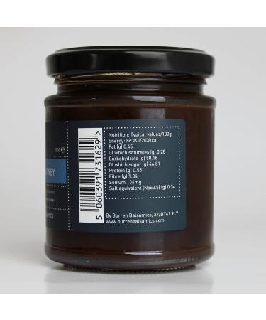 Burren Balsamics Spiced Apple Chutney 200g - Exquisite Flavor Infused Condiment - Buy Online on GoSupps.com