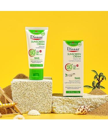 Spf 50 Sun Protect & Moisture Suncream Sun Cream Spf 50 With Vitamin B5 Centella Asiatica Extract Sun Cream Protects Against UVA/UVB Rays And Premature Skin Ageing Hydrating Sun For All Skin Types. - Buy Online on GoSupps.com