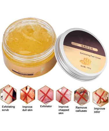 Foot Cream for Cracked Heels and Dry Skin Ginger Foot Exfoliating Cream Dead Skin Calluses Removal Feet Care Cream - Buy Online on GoSupps.com