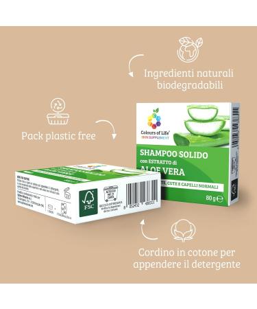 Optima Naturals Colours of Life Skin Supplement Vaste shampoo Alo Vera 80 g - Buy Online on GoSupps.com