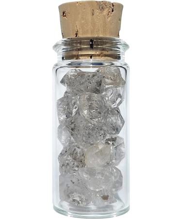 MK pke Herkimer Diamonds - Premium Quartz Crystal Gemstone Water in Mini Decorative Glass | Perfect Gift Idea - Buy Online on GoSupps.com