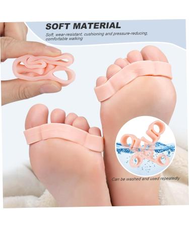 Obelunrp Toe Separator - 2 Pairs of Soft Silicone Spacers for Pain Relief & Alignment | Reusable Elastic Design for Men & Women - Buy Online on GoSupps.com